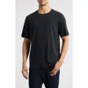 Johnston & Murphy Essential Pima Cotton & Modal T-shirt In Black