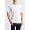Johnston & Murphy Essential Pima Cotton & Modal T-shirt In White