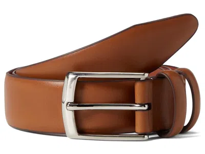 Johnston & Murphy Feathered Edge Men's Belts Tan: 44 In Brown