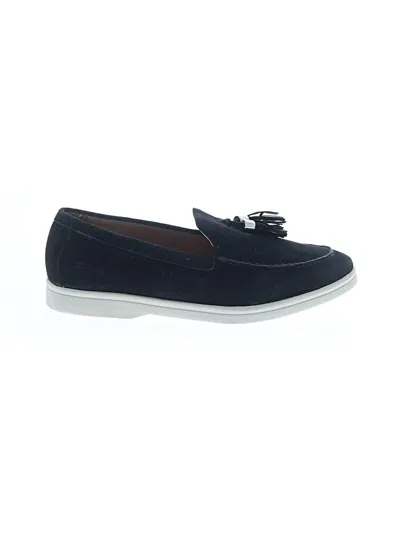 Pre-owned Johnston & Murphy Flats In Black
