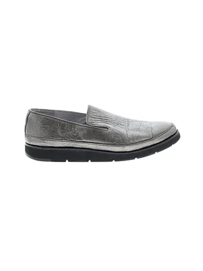 Pre-owned Johnston & Murphy Flats In Gray