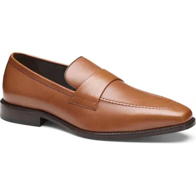 Johnston & Murphy Floyd Penny Loafer In Brown