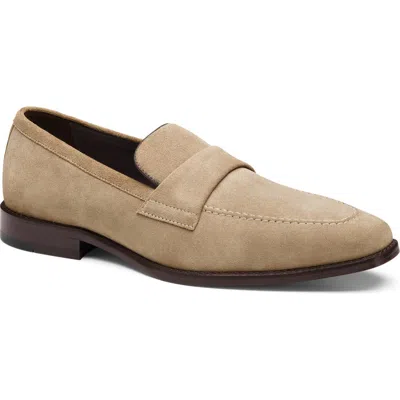 Johnston & Murphy Floyd Penny Loafer In Neutral