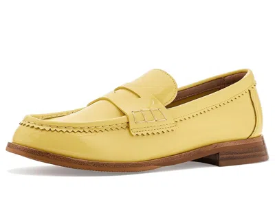 Johnston & Murphy Gillian Penny Loafers In Yellow