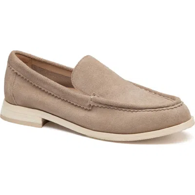 Johnston & Murphy Gillian Suede Loafer In Neutral