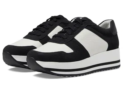 Johnston & Murphy Gracie Color-block Lace-up In Black
