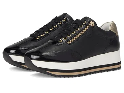 Johnston & Murphy Gracie Side-zip Lace-up In Black