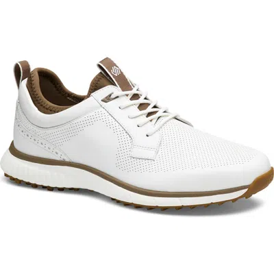 Johnston & Murphy H6 Luxe Waterproof Sneaker In White
