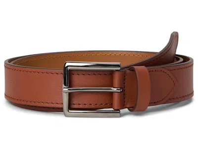Johnston & Murphy Harrison Soft Leather Belt Belts Tan: 44" Waist In Brown
