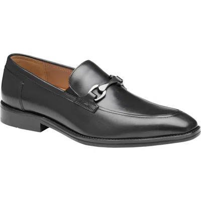 Johnston & Murphy Hedley Bit Loafer In Black Full Grain