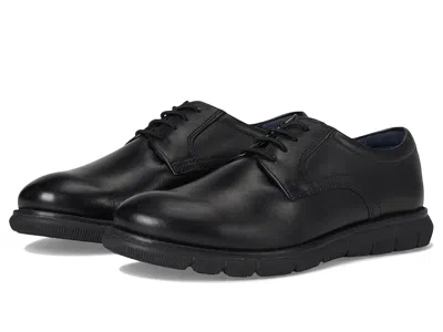 Johnston & Murphy Holden Plain Toe (little Kid/big Kid) Boy's Shoes Black : 13 Little Kid M, Leather