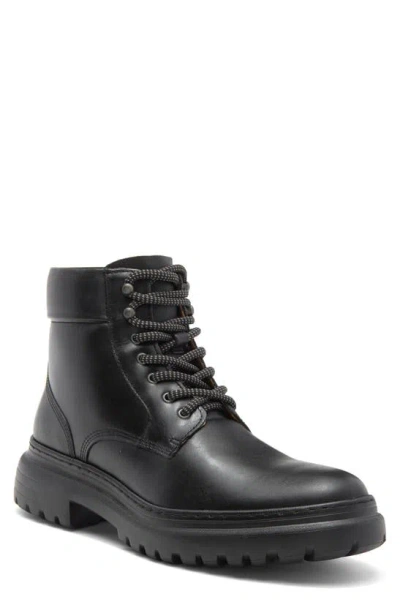 Johnston & Murphy Hutson Plain Toe Boot In Black