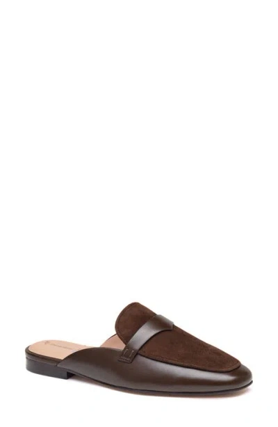 Johnston & Murphy Isabel Penny Mule In Brown