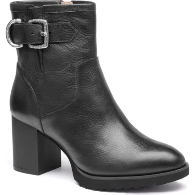 Johnston & Murphy Izzie Waterproof Leather Bootie In Black