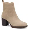 Johnston & Murphy Izzie Waterproof Platform Bootie In Neutral