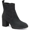Johnston & Murphy Izzie Waterproof Platform Bootie In Black