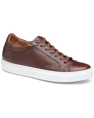 Johnston & Murphy Jake Lace-to-toe Leather Sneaker
