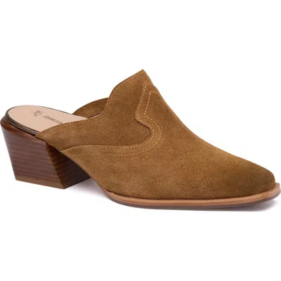 Johnston & Murphy Kalista Leather Mule In Brown