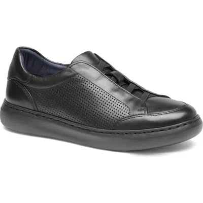 Johnston & Murphy Kids' Anders Sneaker In Black