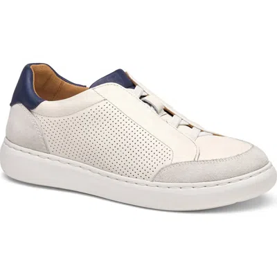 Johnston & Murphy Kids' Anders Sneaker In White