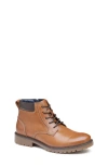 Johnston & Murphy Kids' Patterson Zip Boot In Brown