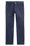 Johnston & Murphy Kids' Pima Cotton Blend Pants In Navy