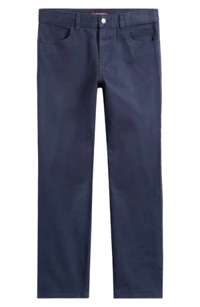 Johnston & Murphy Kids' Pima Cotton Blend Pants In Navy