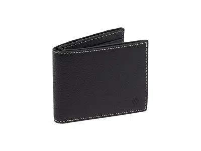 Johnston & Murphy Kingston Billfold Wallet Wallet Handbags Black Pebbled: One Size