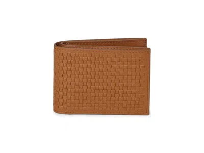 Johnston & Murphy Kingston Woven Billfold Wallet Brown: One Size