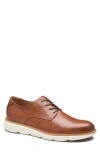 Johnston & Murphy Larkin Plain Toe Derby In Brown