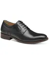 Johnston & Murphy Lewis Mens Leather Office Oxfords In Black