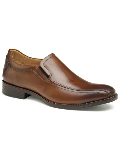 JOHNSTON & MURPHY LEWIS MENS LEATHER SLIP ON LOAFERS