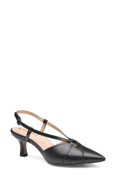 Johnston & Murphy Lindsey Ring Slingback Pump In Black