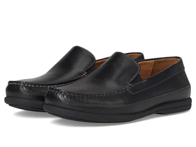 Johnston & Murphy Locklin Venetian (little Kid/big Kid) Boy's Shoes Black Leather : 13 Little Kid M