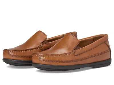 Johnston & Murphy Locklin Venetian (toddler/little Kid) Boy's Shoes Tan : 11 Little Kid M, Leather In Multi