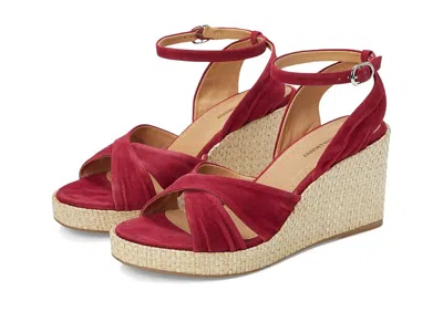 Johnston & Murphy Marcia Cross-band Sandal In Red