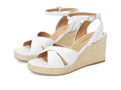 Johnston & Murphy Marcia Cross-band Sandal In White