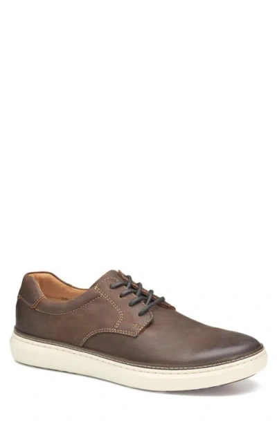 Johnston & Murphy Mcguffey 2 Plain Toe Derby In Brown Oiled Full Grain