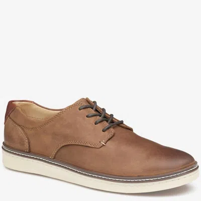 Johnston & Murphy Mcguffey 25-1642 Oxford Tan Leather Dress Shoes Hawk393 In Multi