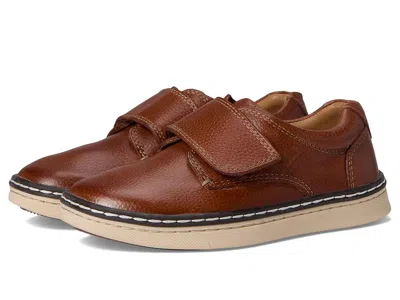 Johnston & Murphy Mcguffey Slip-on (toddler/little Kid) Boy's Shoes Tan : 10 Toddler M, Suede In Brown