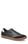 Johnston & Murphy 251575 Mens Lace-up Manmade Derby Shoes In Black Full Grain/suede