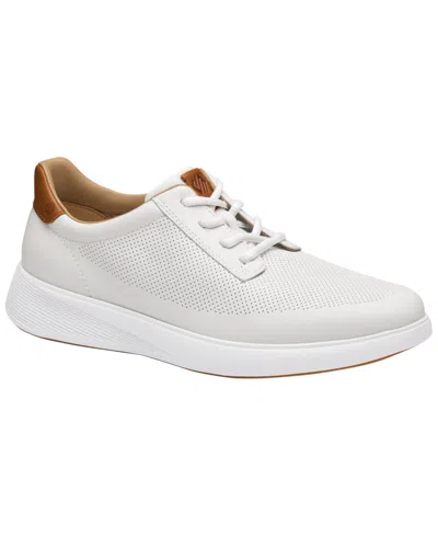 Johnston & Murphy Ackerson Perfed Plain Toe In White