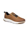 Johnston & Murphy Amherst Gl1 Luxe Hybrid Waterproof Golf Sneaker In Tan