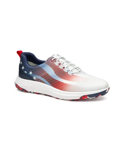 Johnston & Murphy Men's Amherst Gl1 Sneakers In Red,white,blue