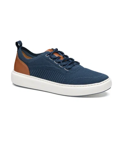 Johnston & Murphy Men's Anders Knit U-throat Sneaker In Navy Knit