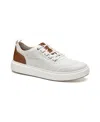 Johnston & Murphy Dixon Knit U-throat Dress Casual Sneaker In White Knit