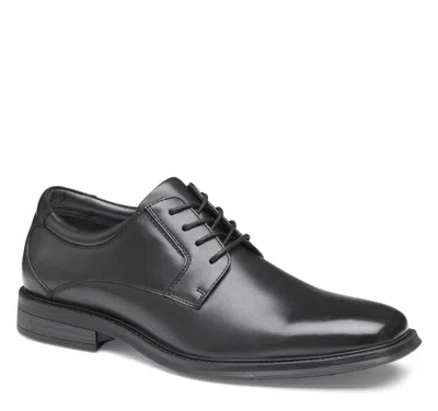 Johnston & Murphy Men's Ardmore Black Leather Lace Up Oxford Dress Shoe