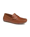 Johnston & Murphy Men's Baldwin Driver Penny Loafer In Cognac Sheepskin