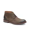 Johnston & Murphy Men's Boswell Chukka Boots In Brown Oiled Full Grain