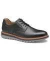 Johnston & Murphy Braxton Plain Toe Derby In Black